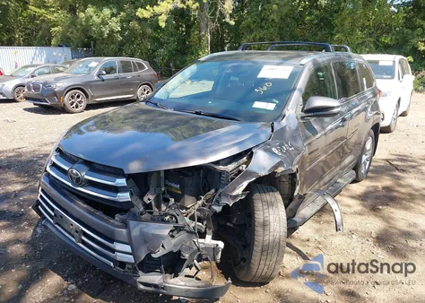 2017 Toyota Highlander Limited z USA, uszkodzony, nr VIN 5TDDZRFH5HS363766